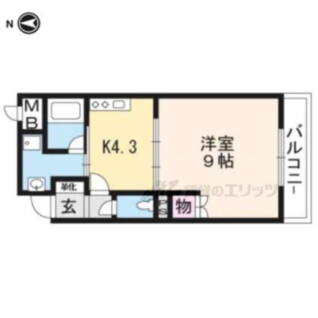 セントポーリア嵯峨野清水町の物件間取画像